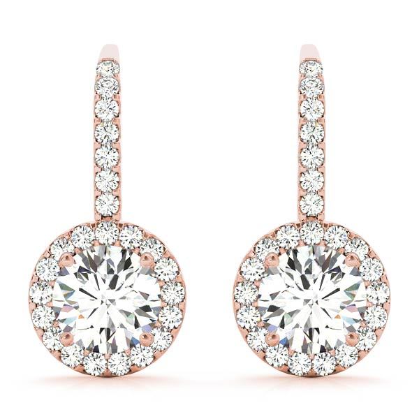 Halo Diamond Earring