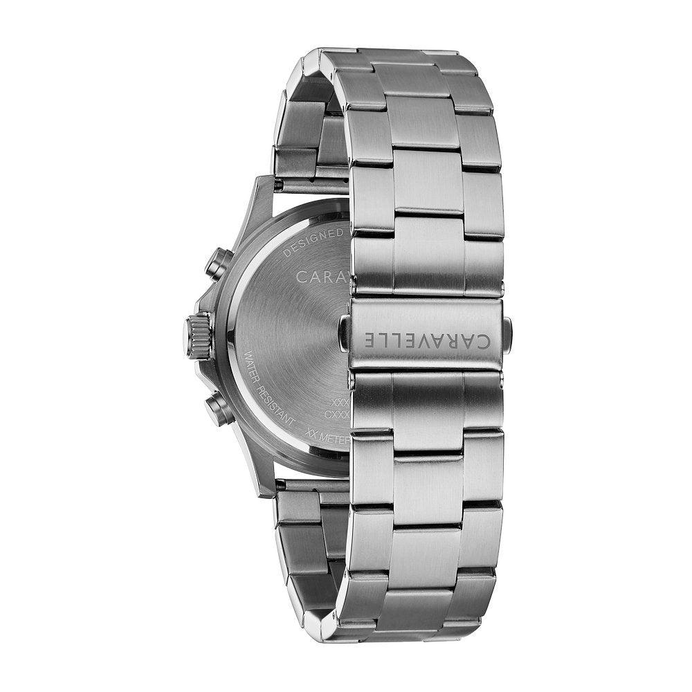 Caravelle Stainless Steel Sport Mens Watch