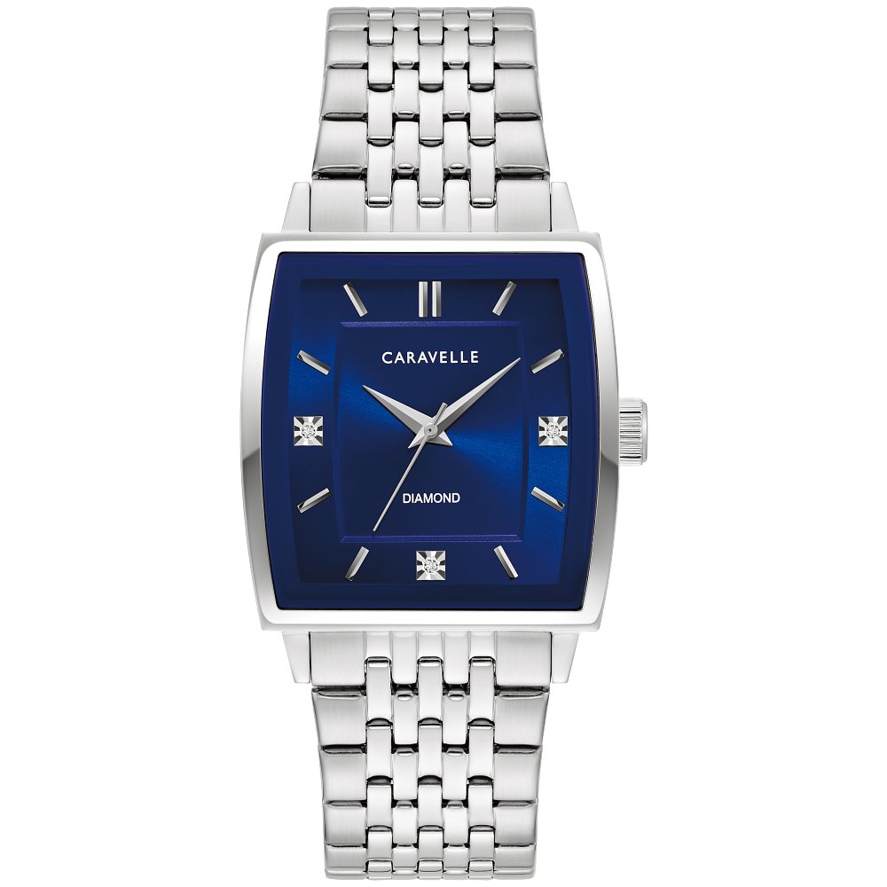 Caravelle Stainless Steel Modern CAR Mens Watch