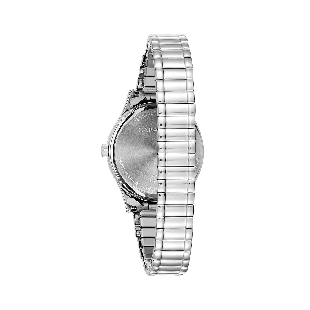 Caravelle Stainless Steel Classic CAR Ladies Watch