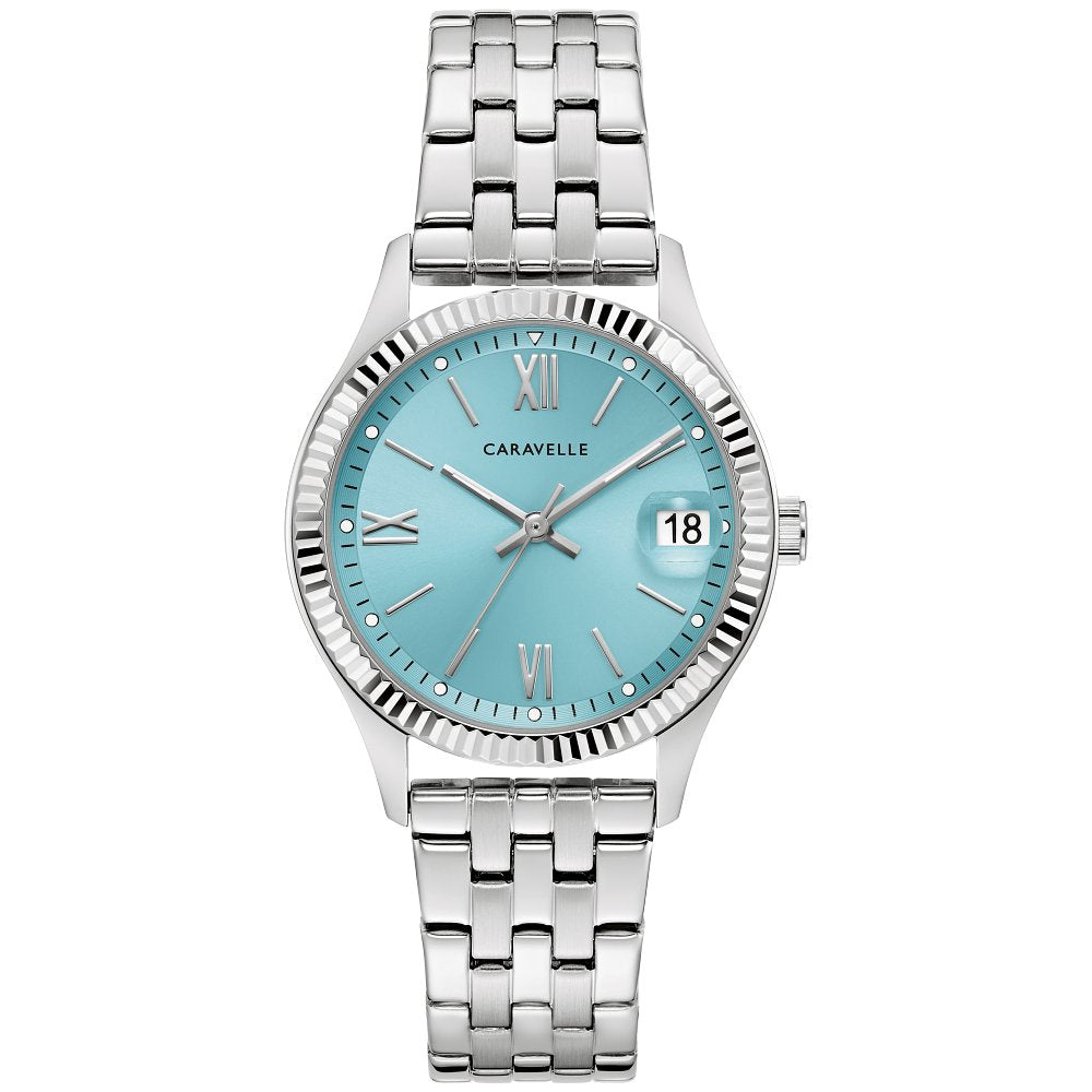 Caravelle Stainless Steel Classic CAR Ladies Watch