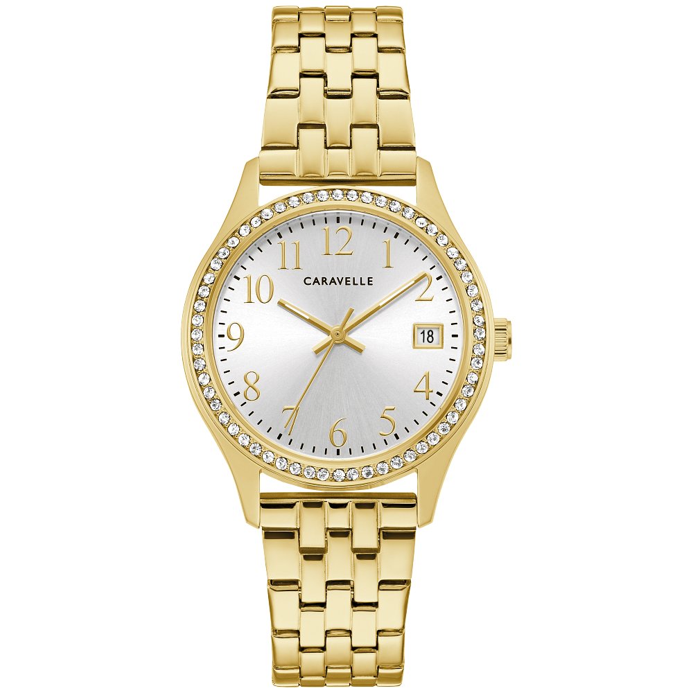 Caravelle Stainless Steel Classic CAR Ladies Watch