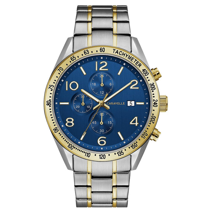 Caravelle Stainless Steel Sport Mens Watch