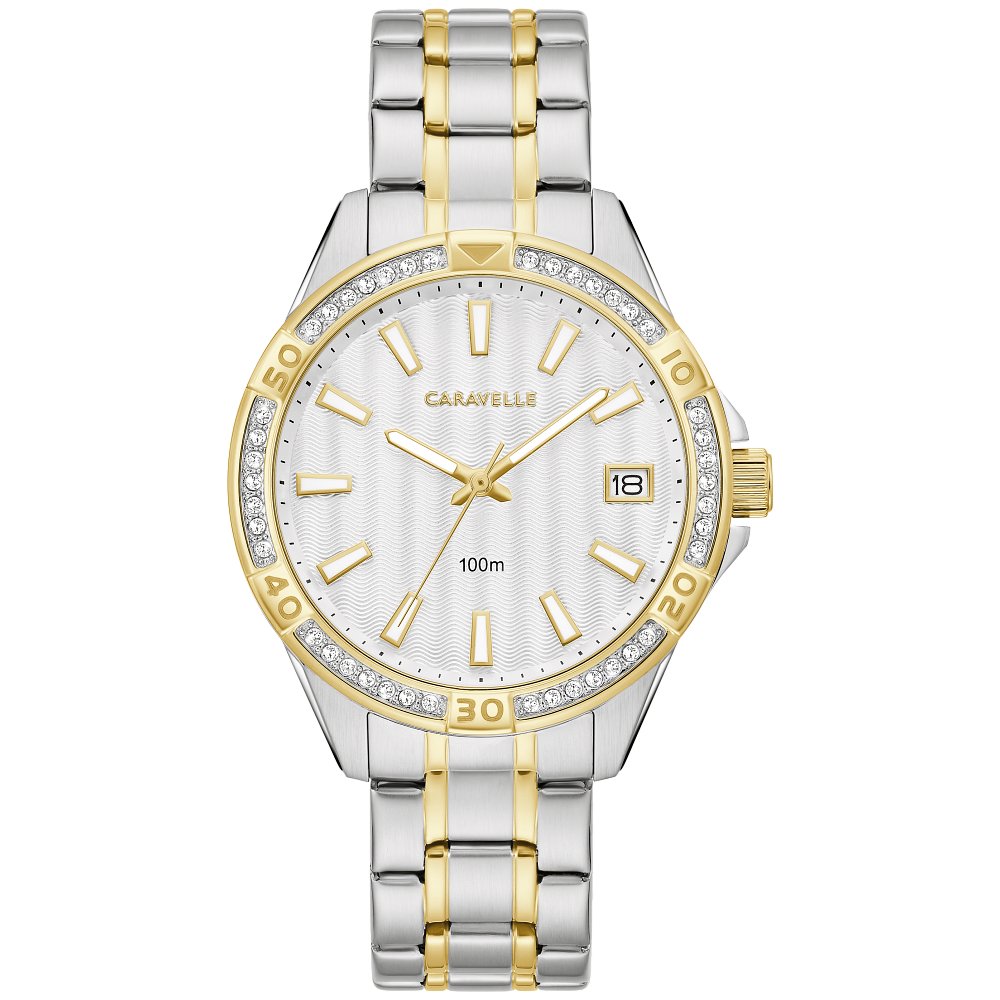 Caravelle Stainless Steel Sport Ladies Watch