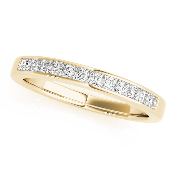 18K Yellow Gold 1/5 ct tw Fancy Shape Diamond Wedding Ring