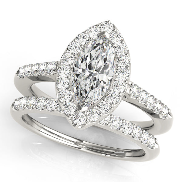 Halo Diamond Engagement Ring
