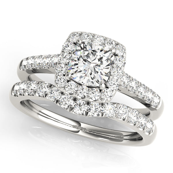 Halo Diamond Engagement Ring