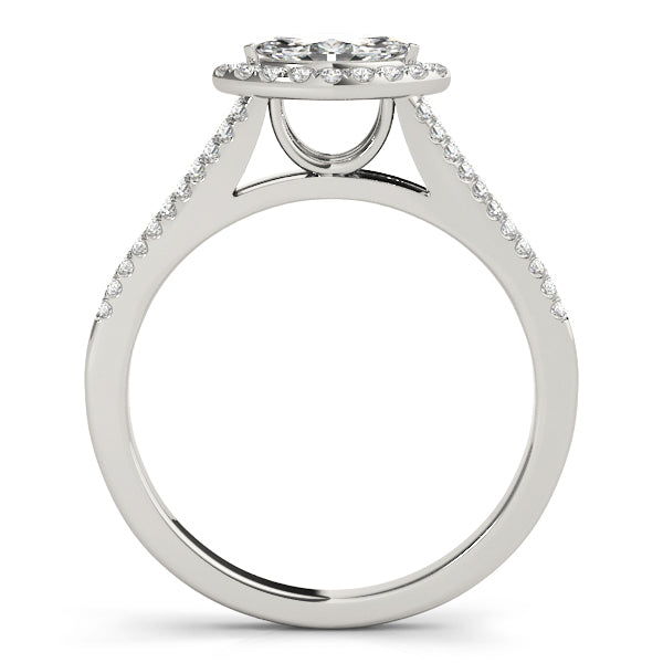 Halo Diamond Engagement Ring