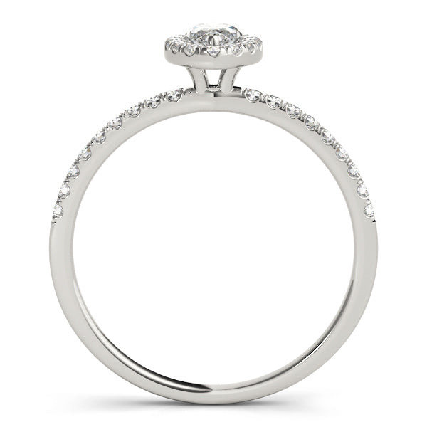 Halo Diamond Engagement Ring