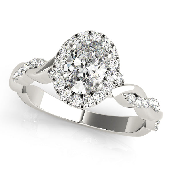 Halo Diamond Engagement Ring