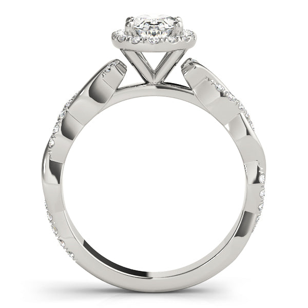 Halo Diamond Engagement Ring