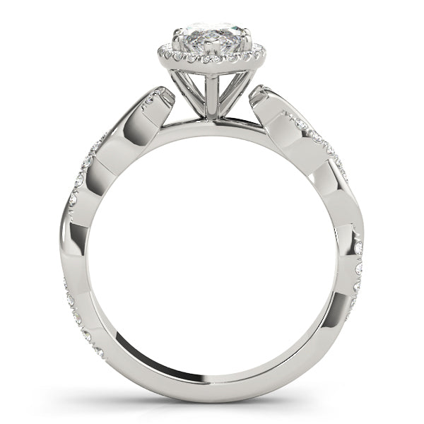 Halo Diamond Engagement Ring