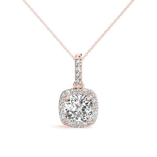 Halo Diamond Pendant