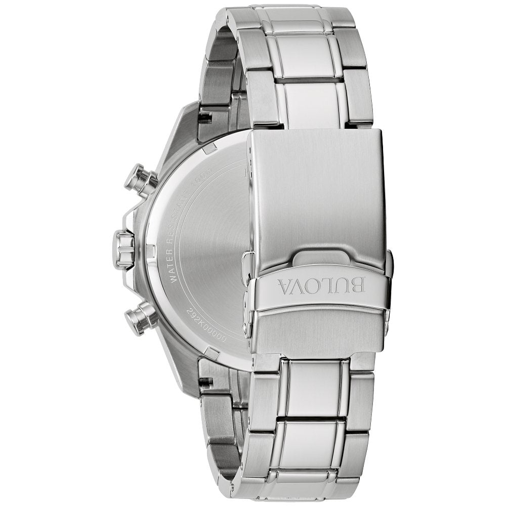 Bulova Stainless Steel Performance Mens Watch