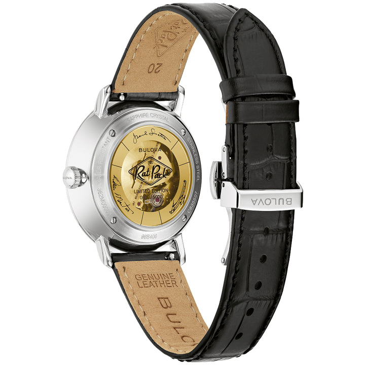 Bulova Stainless Steel Frank Sinatra Mens Watch