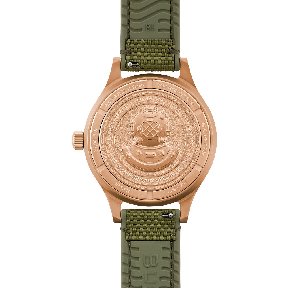 Bulova Bronze #CuSn8 Heritage Mens Watch