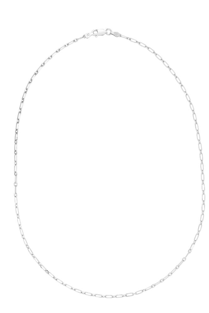 Silver 3.15mm Textured Rolo Chain