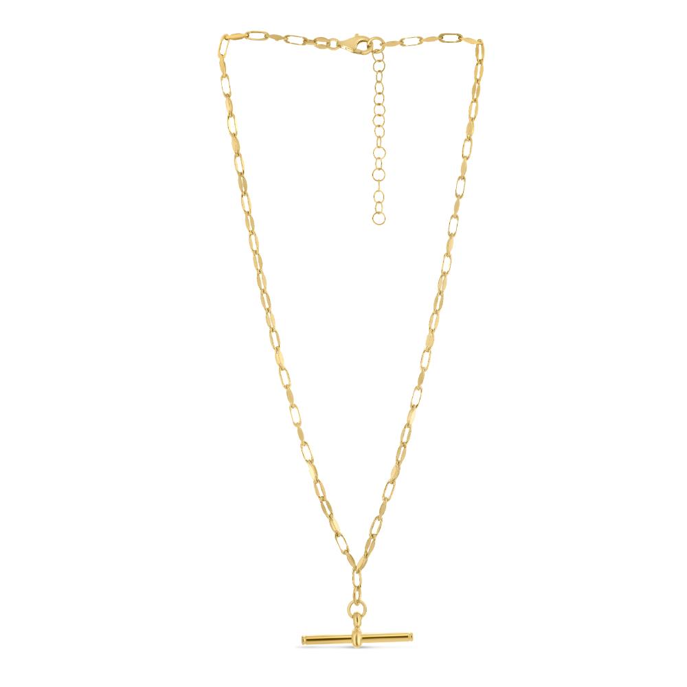 Silver Plated Toggle Chain
