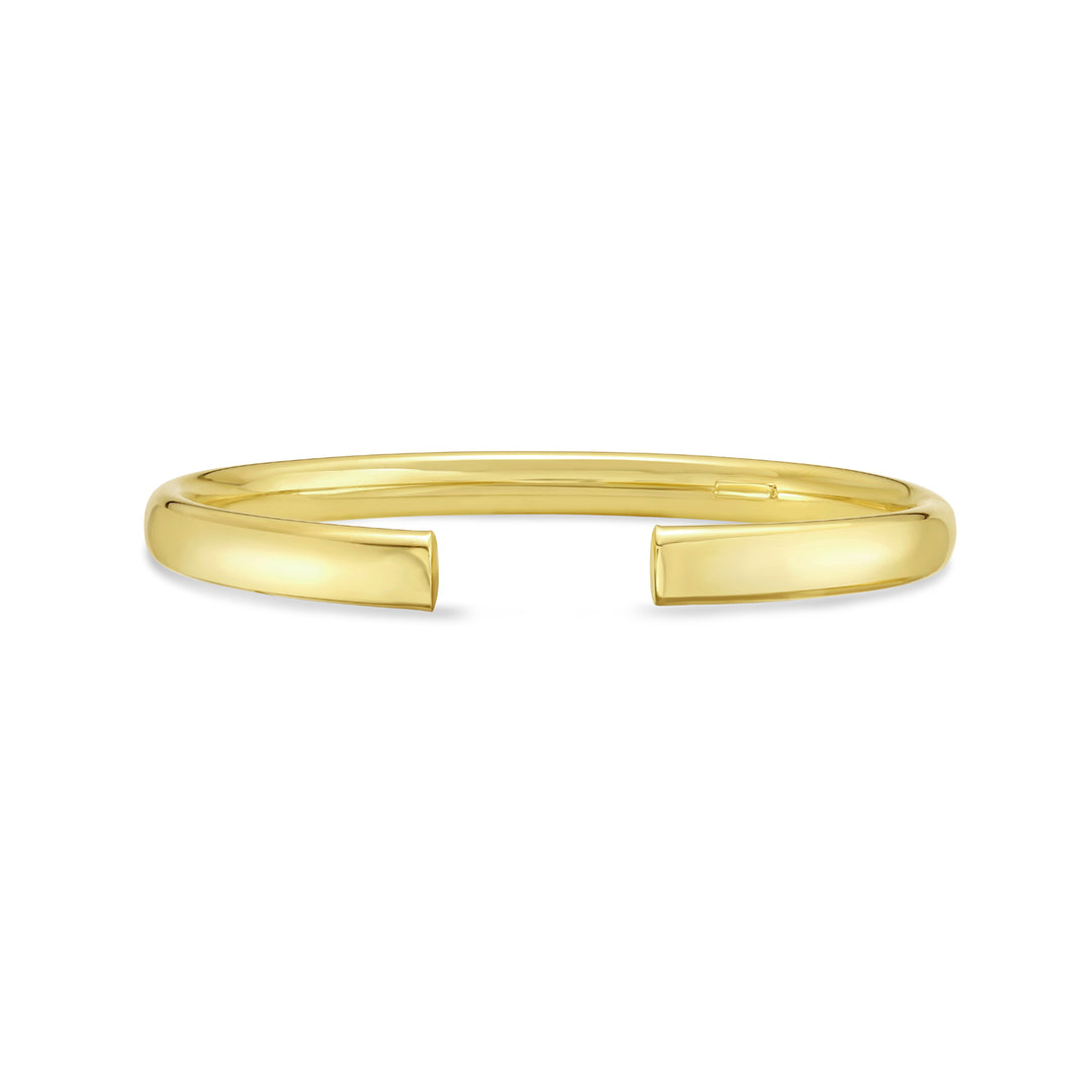14K Domed Cuff Bangle