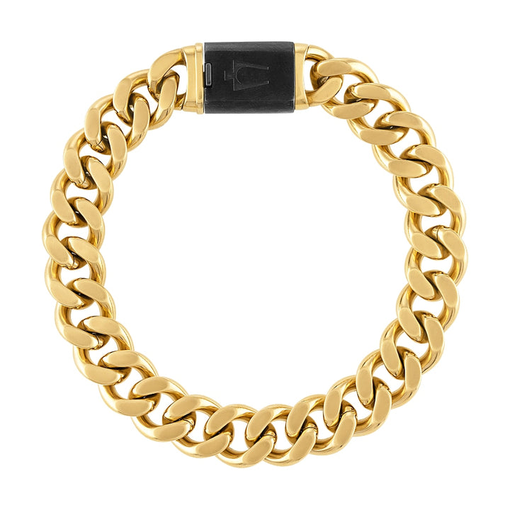 Bulova Stainless Steel Classic Jewelry Mens Bracelet