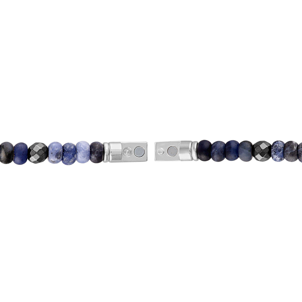 Bulova Sterling Silver 925 Performance Jewelry Mens Bracelet