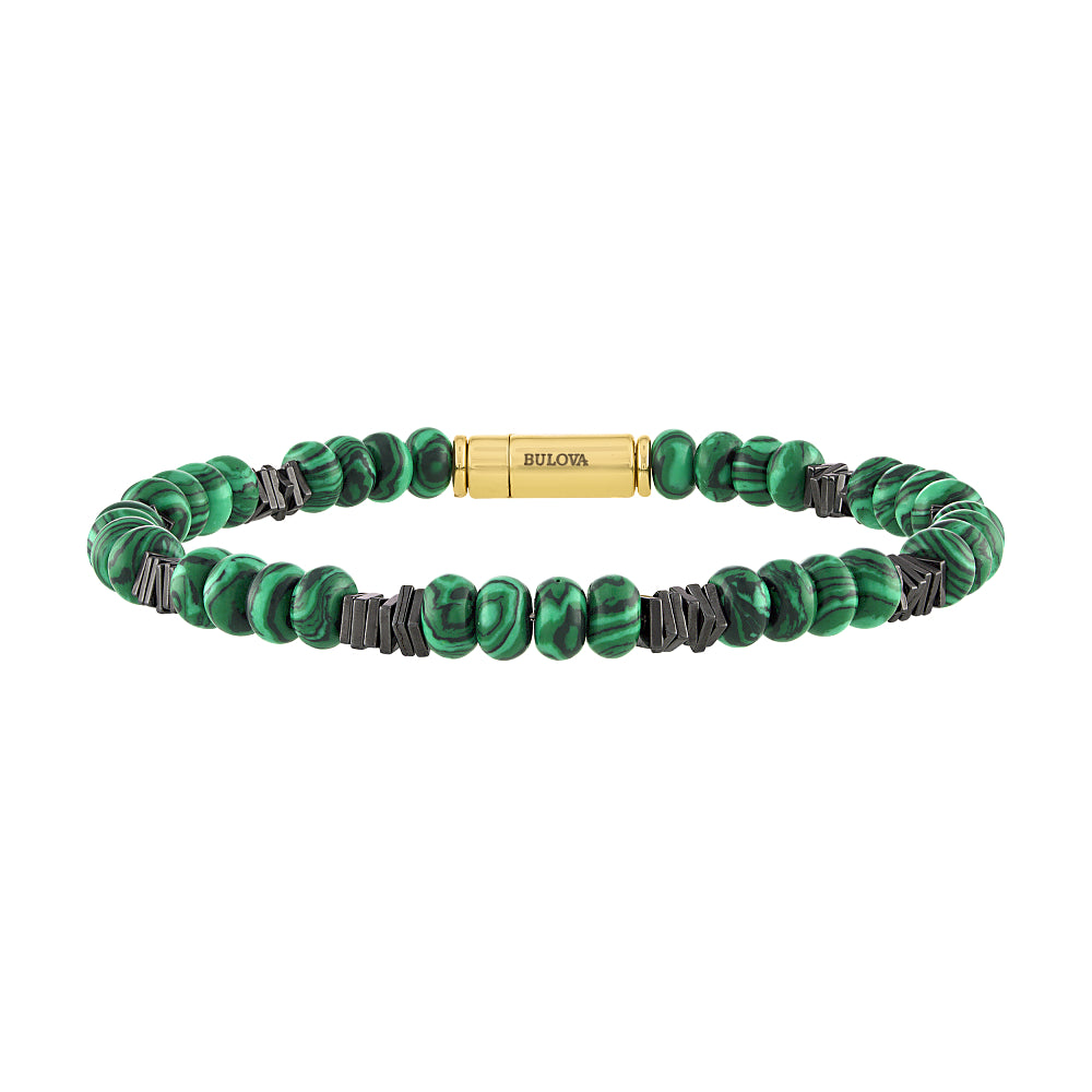 Bulova Sterling Silver 925 Performance Jewelry Mens Bracelet