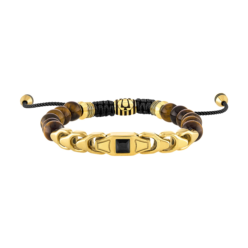 Bulova Stainless Steel Classic Jewelry Mens Bracelet