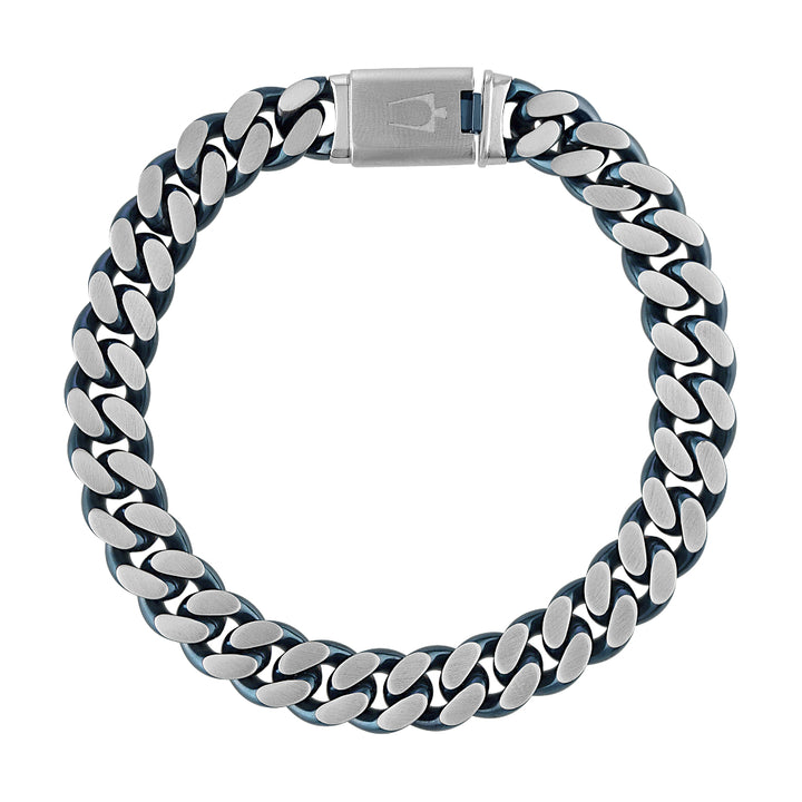 Bulova Stainless Steel Classic Jewelry Mens Bracelet