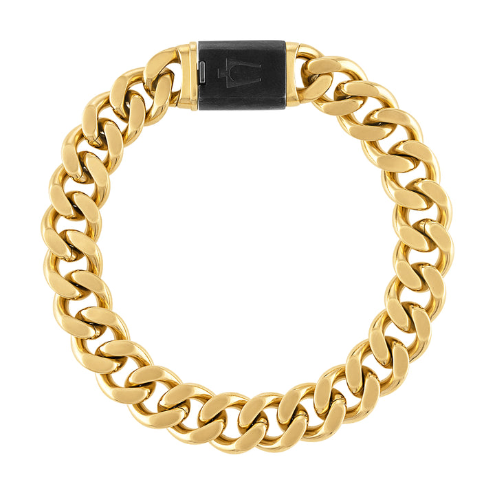 Bulova Stainless Steel Classic Jewelry Mens Bracelet