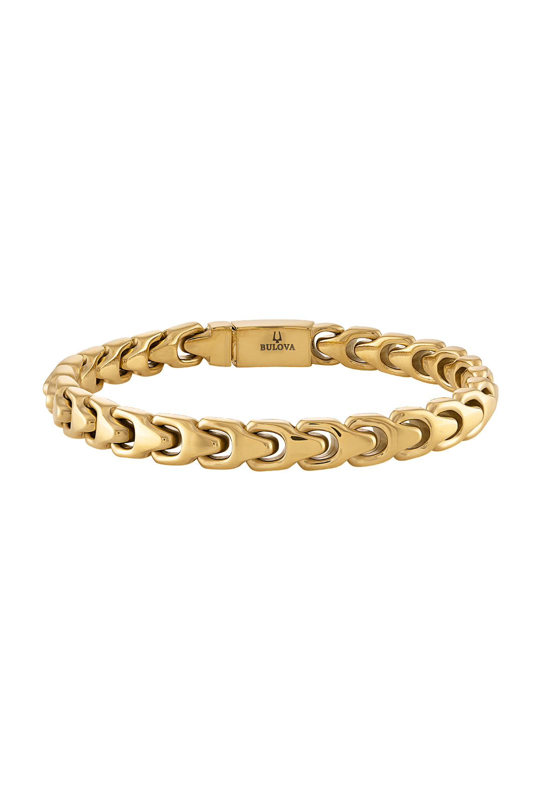 Bulova Stainless Steel Classic Jewelry Mens Bracelet