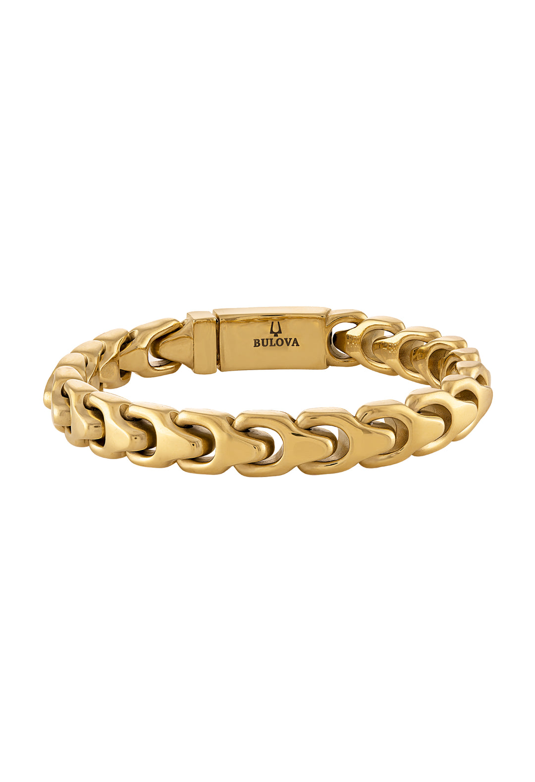 Bulova Stainless Steel Classic Jewelry Mens Bracelet