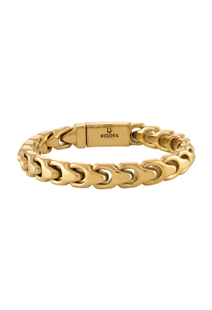 Bulova Stainless Steel Classic Jewelry Mens Bracelet