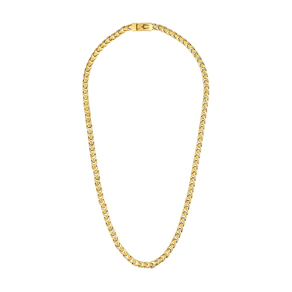 Bulova Stainless Steel Classic Jewelry Mens Necklace