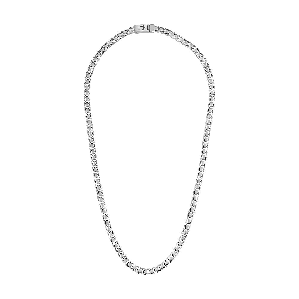 Bulova Stainless Steel Classic Jewelry Mens Necklace