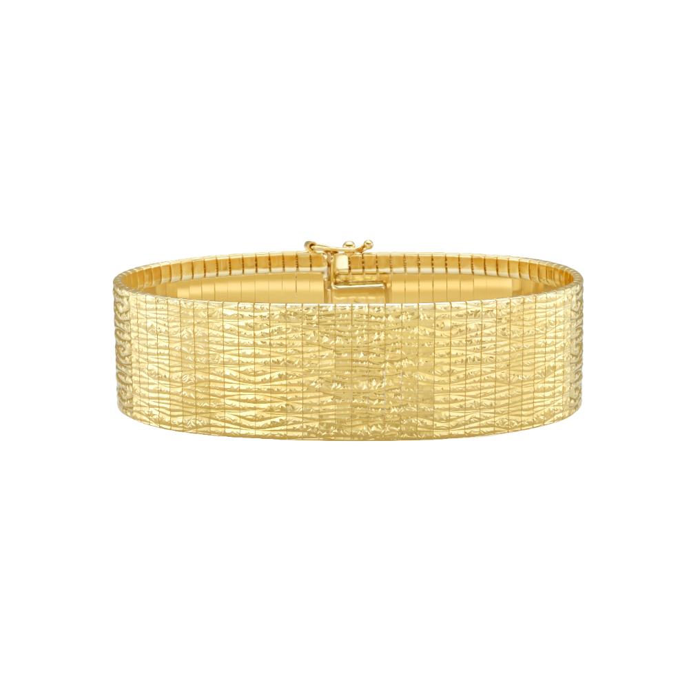 14K Bold Glacier Bracelet