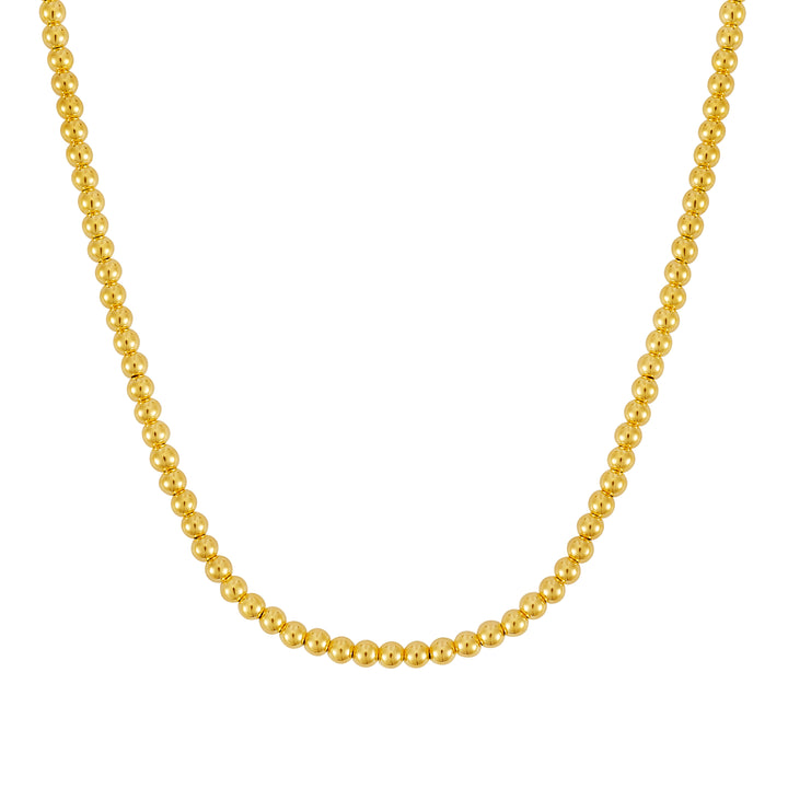 14K Gold 4mm Bead Chain