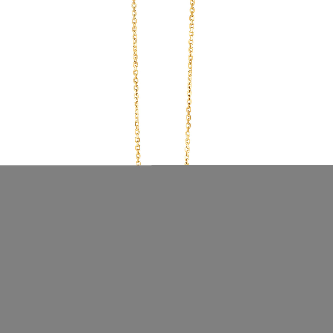 14K Gold Gemini Necklace