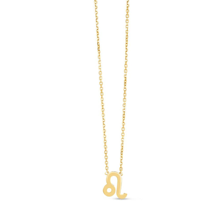 14K Gold Leo Necklace