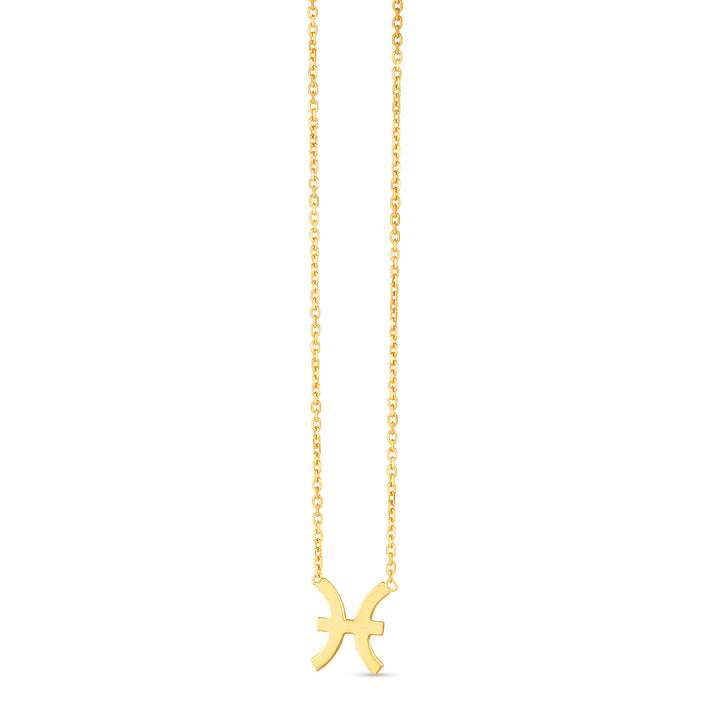 14K Pisces Necklace