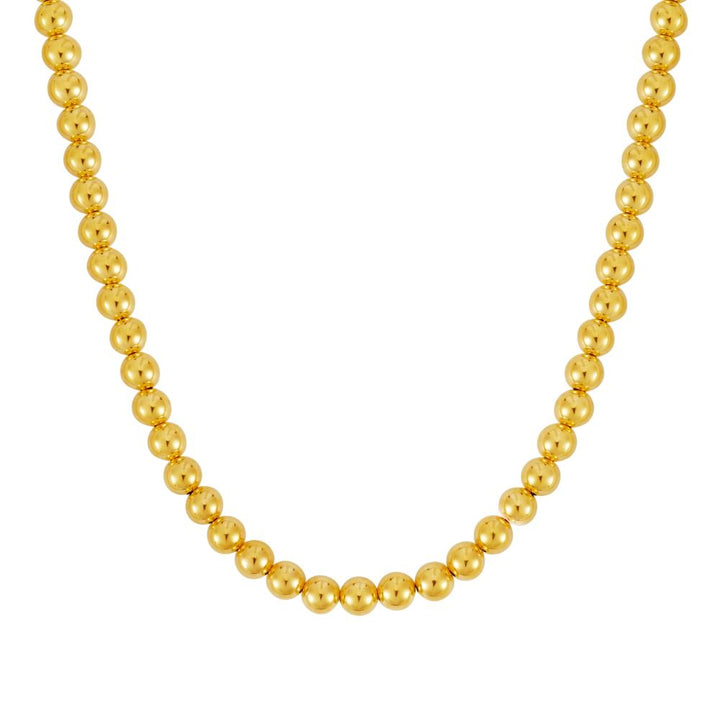 14K Gold 8mm Bead Chain