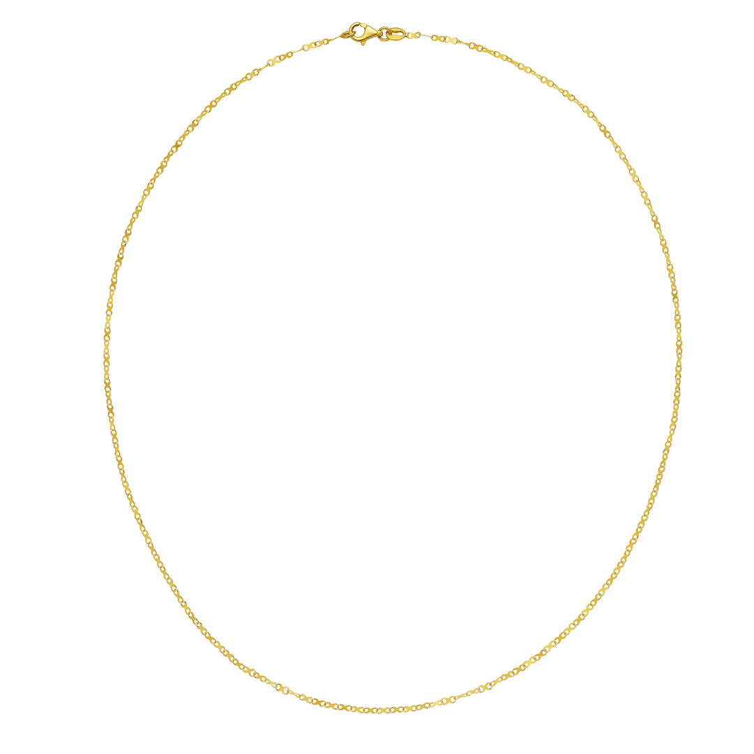 14K Mini Infinity Link Necklace