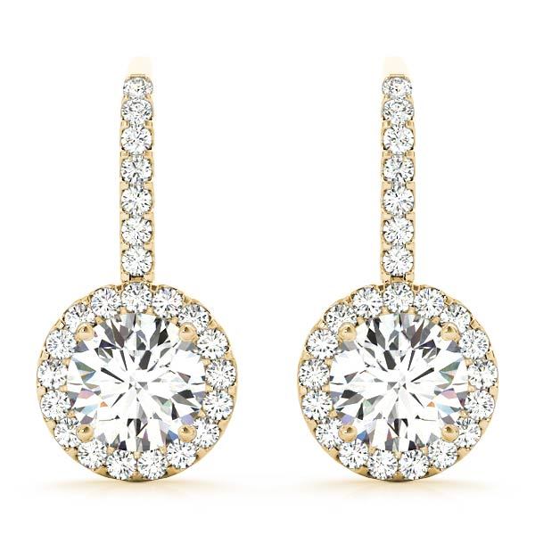 Halo Diamond Earring
