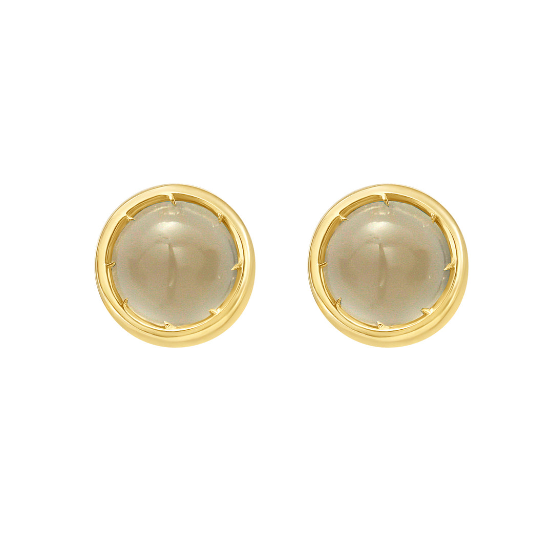 14K Moonstone Birthstone Earrings