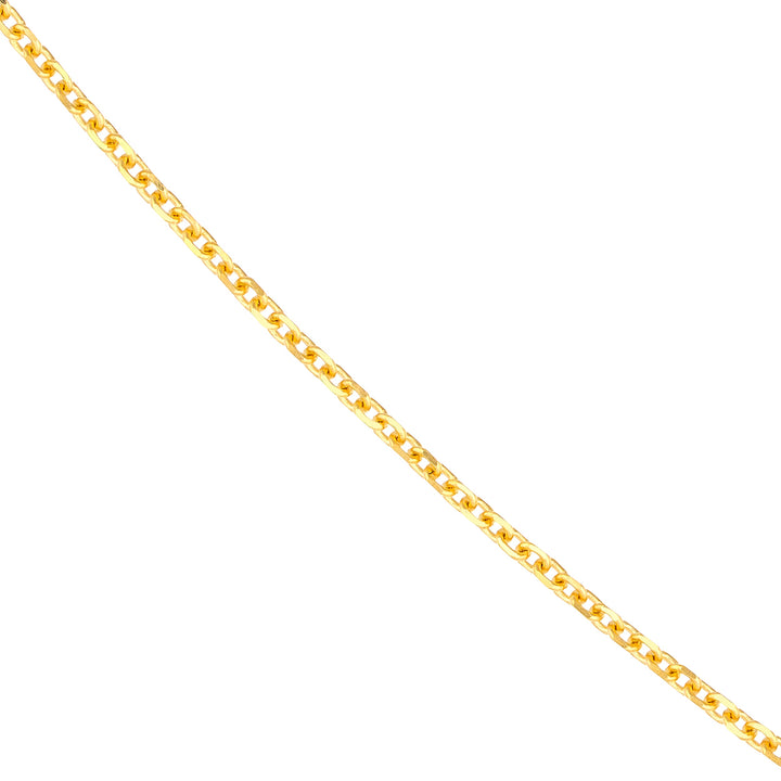 D/C Cable Chain Necklace with Slider Bead