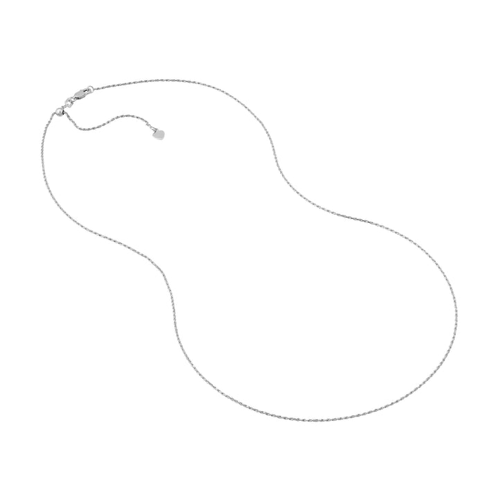 Adjustable Rope Chain Necklace with Slider