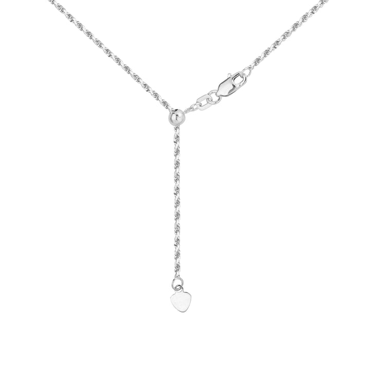 Adjustable Rope Chain Necklace with Slider