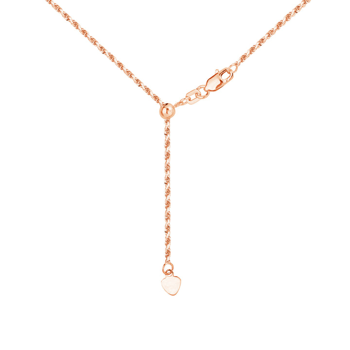 Adjustable Rope Chain Necklace with Slider