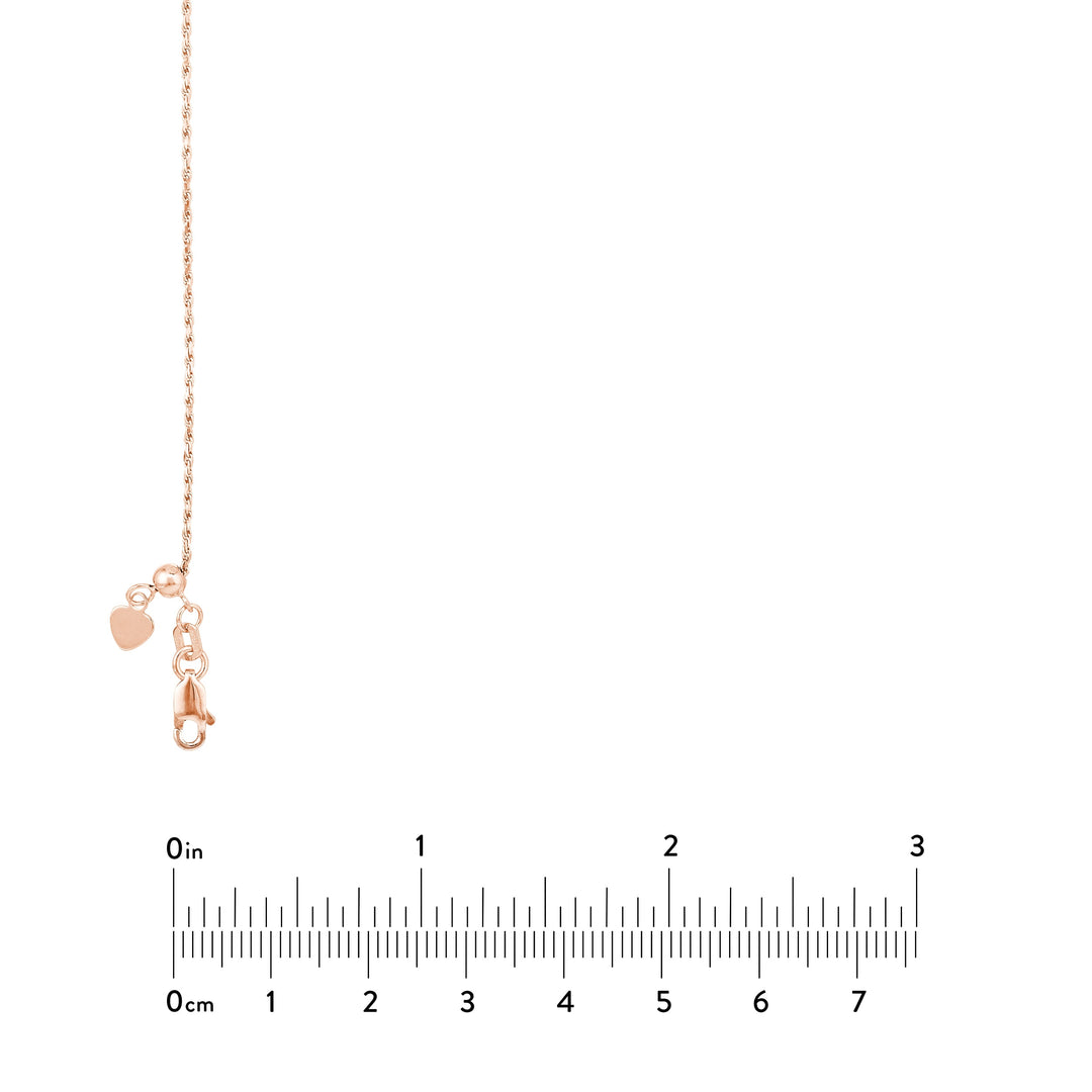 Adjustable Rope Chain Necklace with Slider
