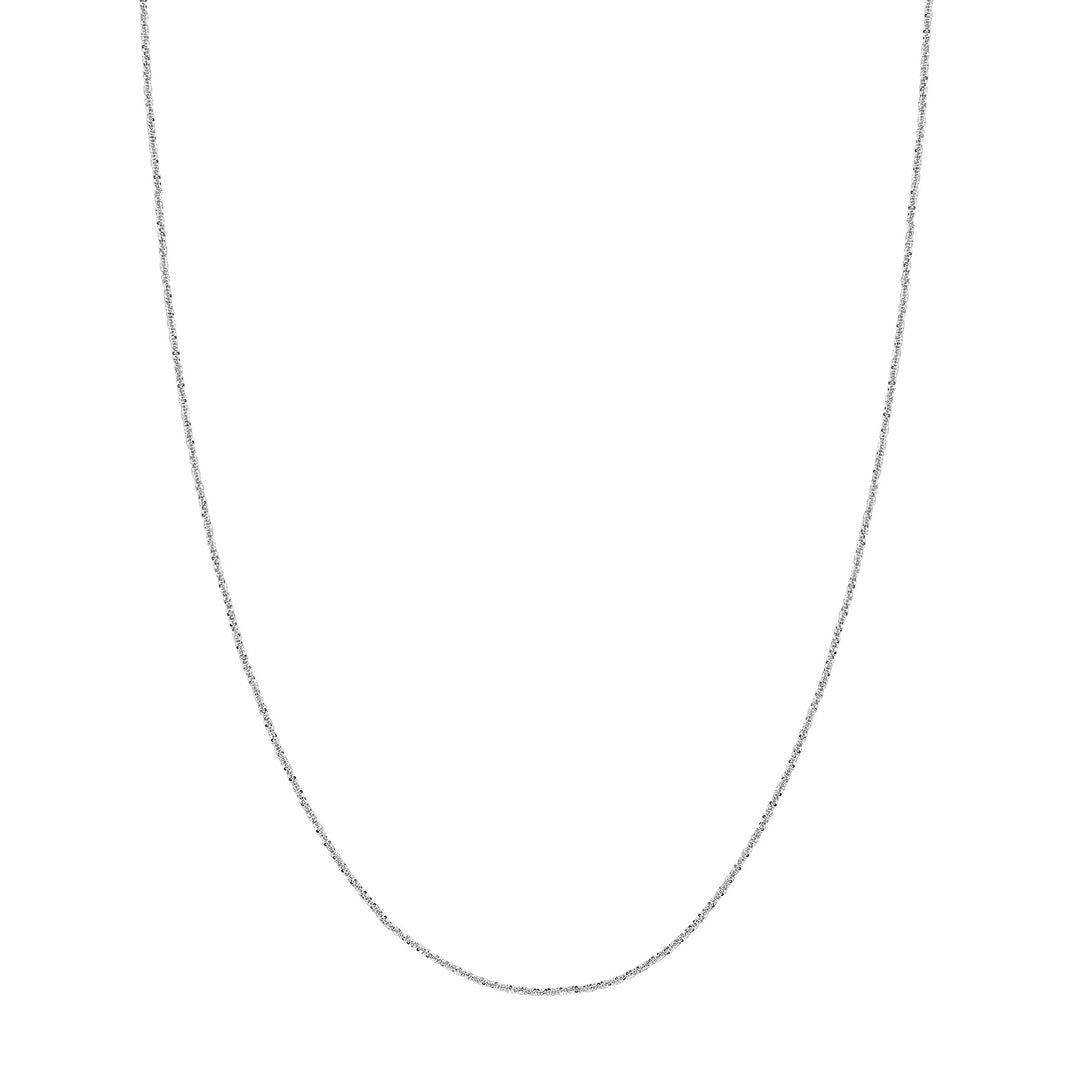 Adjustable Sparkle Chain Necklace with Slider