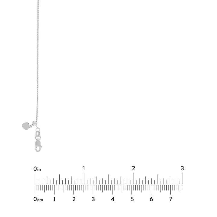Sterling Silver/Plated Adjustable Wheat Chain
